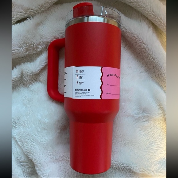 STANLEY THE QUENCHER H2.0 FLOWSTATE TUMBLER 40 OZ TARGET RED LIMITED EDITION NWT - Picture 12 of 14